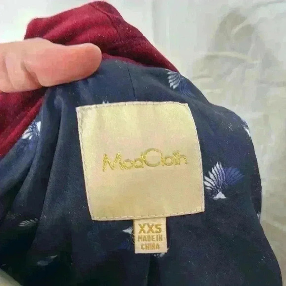 ModCloth velour blazer size  XXS - Picture 4 of 5